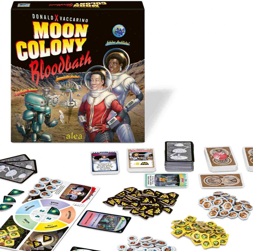 Ravensburger Familienspiel Alea Strategiespiel Moon Colony Bloodbath 25161