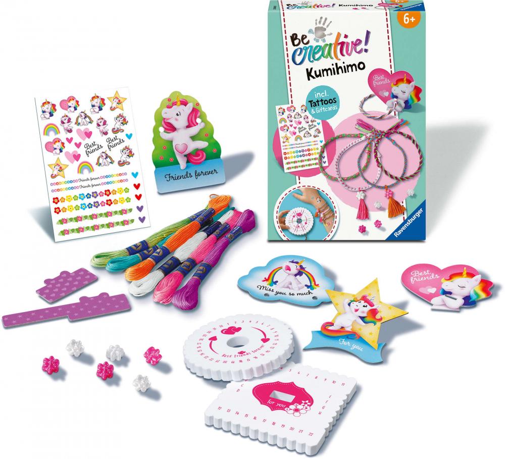 Ravensburger Be Creative Mini Kumihimo & Tattoos 25540