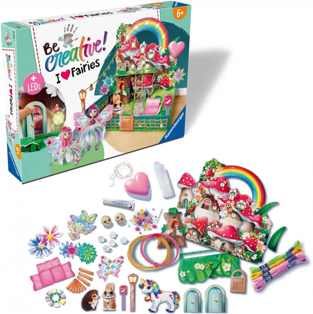 Ravensburger Basteln Be Creative Bastelset Do it yourself Feenwelt 25869