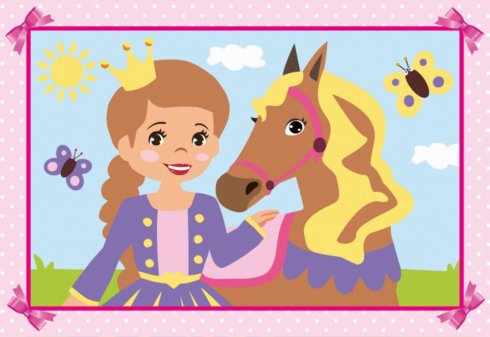 Ravensburger Malen nach Zahlen Junior Kleine Prinzessin 25878