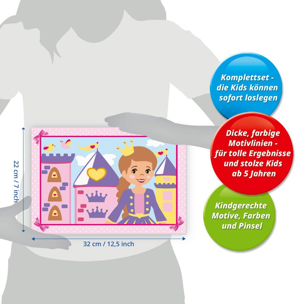 Ravensburger Malen nach Zahlen Junior Kleine Prinzessin 25878
