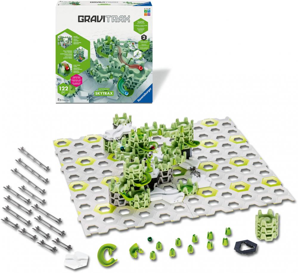 Ravensburger Kugelbahn GraviTrax BASE ActionSet M Skytrax 25959