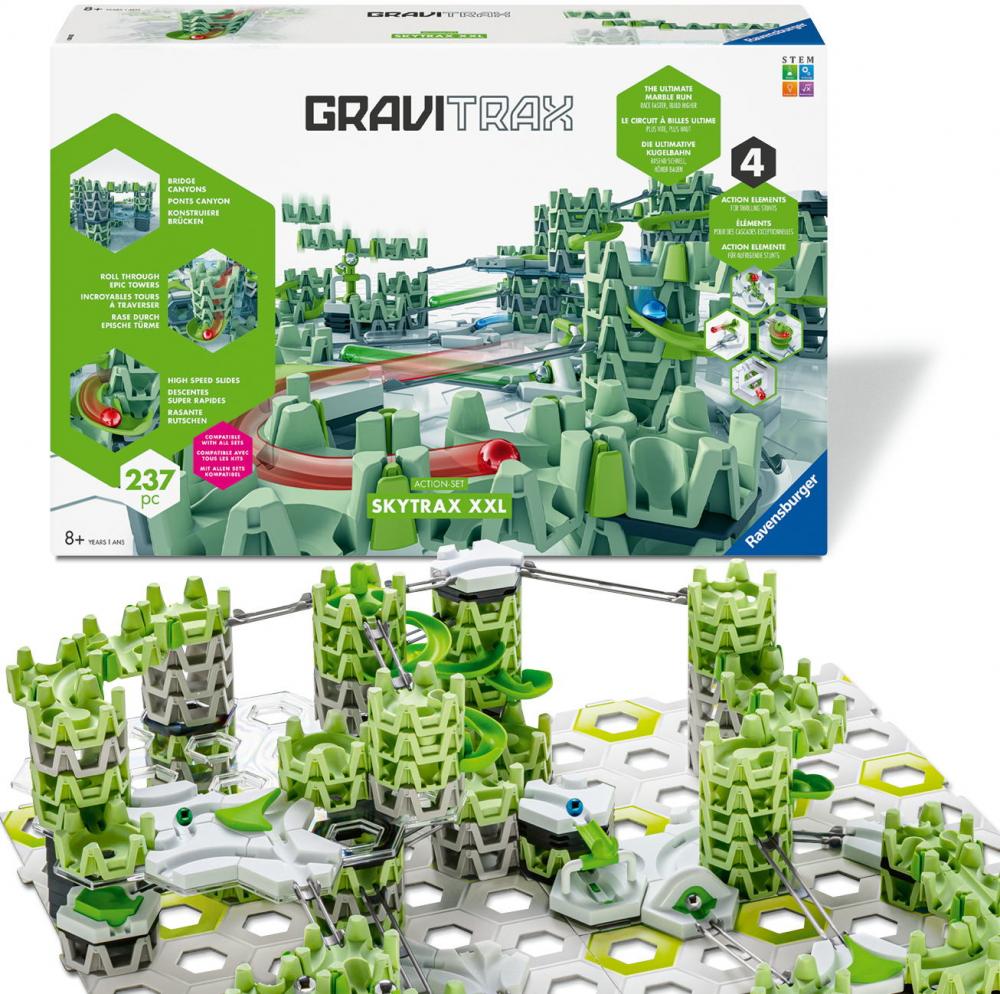 Ravensburger Kugelbahn GraviTrax BASE ActionSet XXL Skytrax 25960