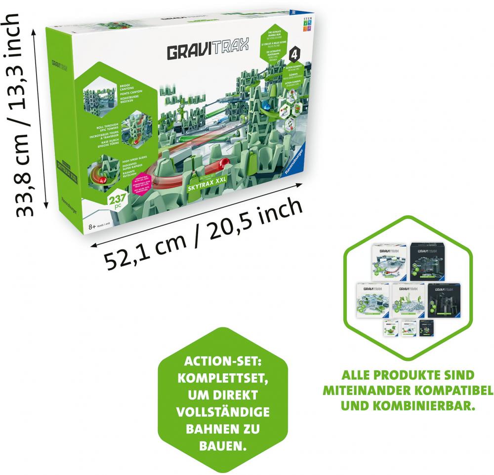 Ravensburger Kugelbahn GraviTrax BASE ActionSet XXL Skytrax 25960