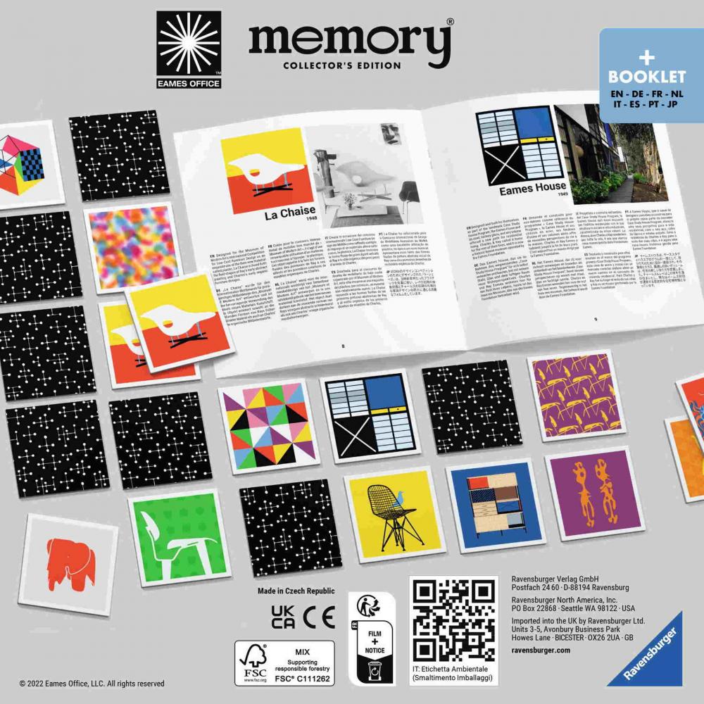 48 Karten Ravensburger Familienspiel Kartenlegespiel memory EAMES 27377