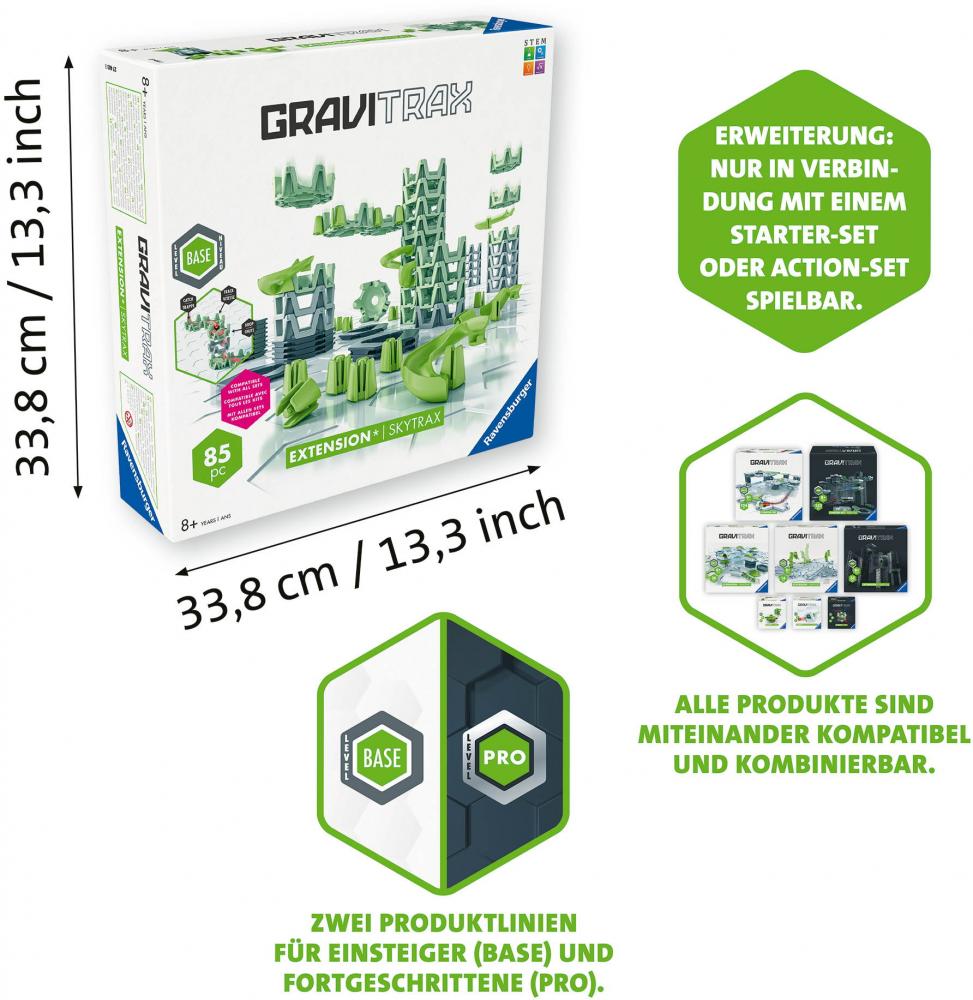 Ravensburger Kugelbahn GraviTrax BASE Extension Skytrax 27483