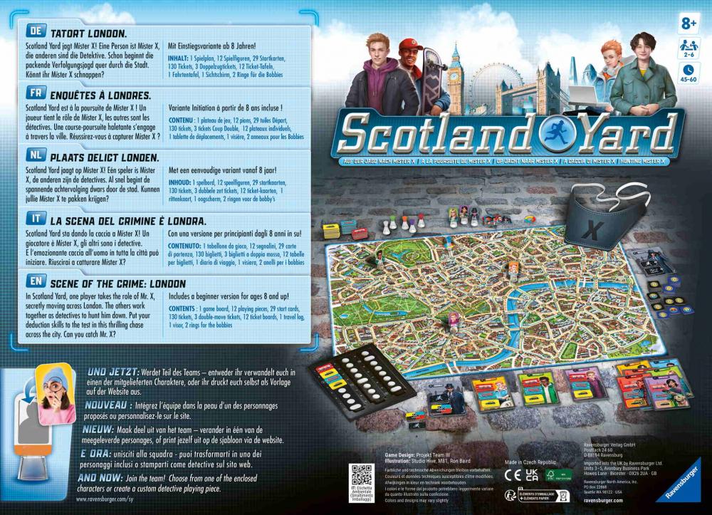 Ravensburger Familienspiel Detektivspiel Scotland Yard 27515