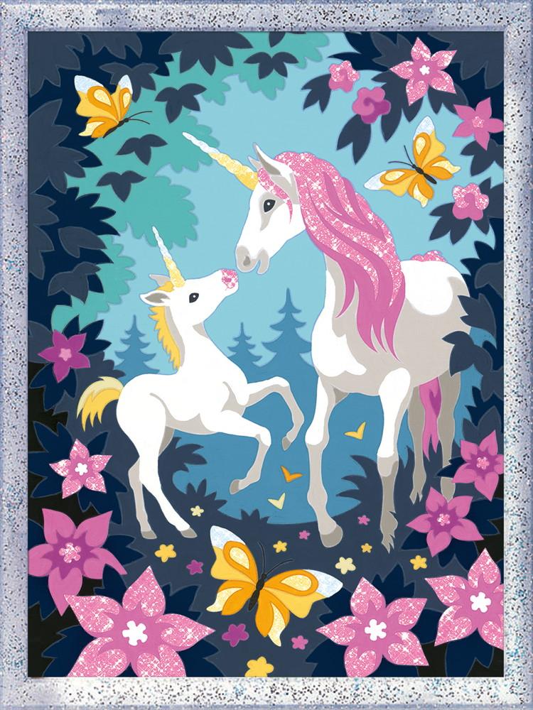 Ravensburger Malen nach Zahlen Classic Serie D Romantic Einhornmagie 28516