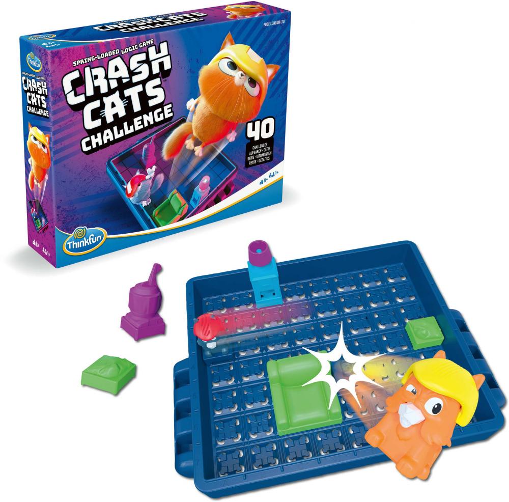 Thinkfun Kinderspiel Logikspiel Crash Cats Challenge 76650