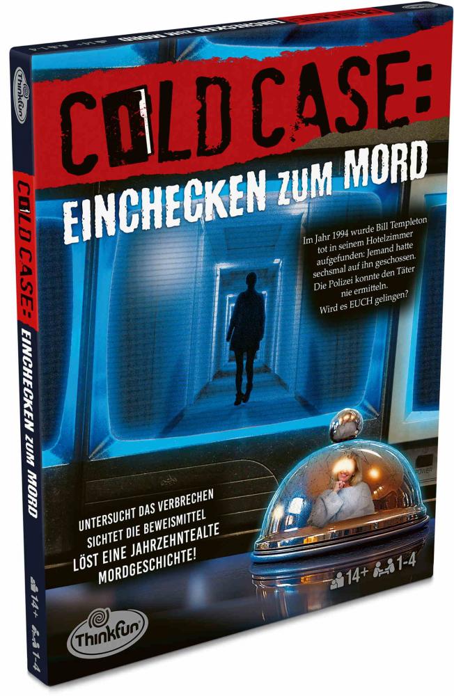 Thinkfun Familienspiel Logikspiel Cold Case Einchecken zum Mord 76677