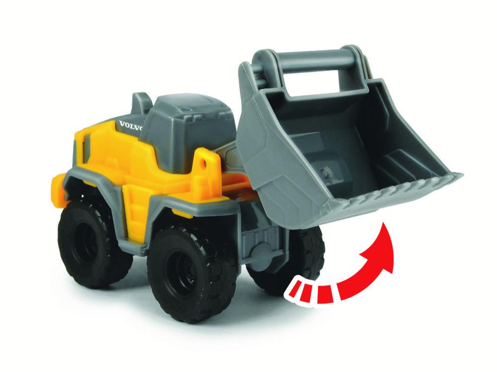 Dickie Spielfahrzeug Baustelle Tieflader Go Real / Construction Mack Volvo Micro Builder 203725005