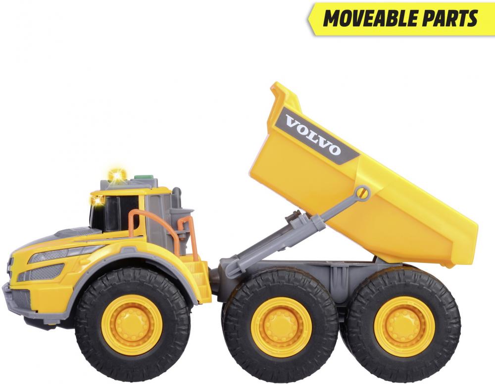 Dickie Spielfahrzeug Baustelle LKW Go Real / Construction Volvo Articulated Hauler 203723007