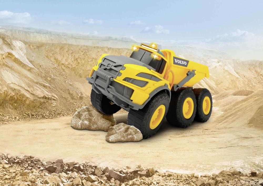 Dickie Spielfahrzeug Baustelle LKW Go Real / Construction Volvo Articulated Hauler 203723007