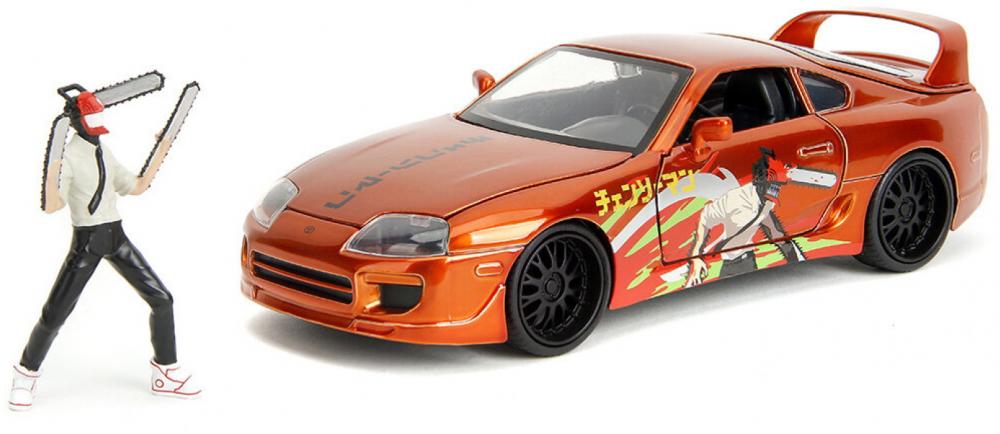 Jada Modellauto Hollywood Rides Chainsaw Man 1995 Toyota Supra 1:24 253255086