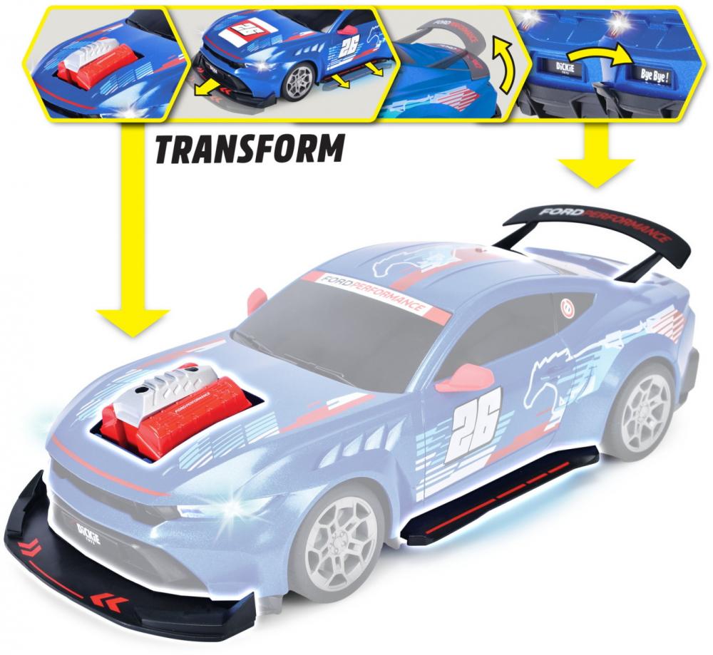 Dickie ferngesteuertes Fahrzeug Auto Go Crazy RC Ford Mustang Customized 201105014