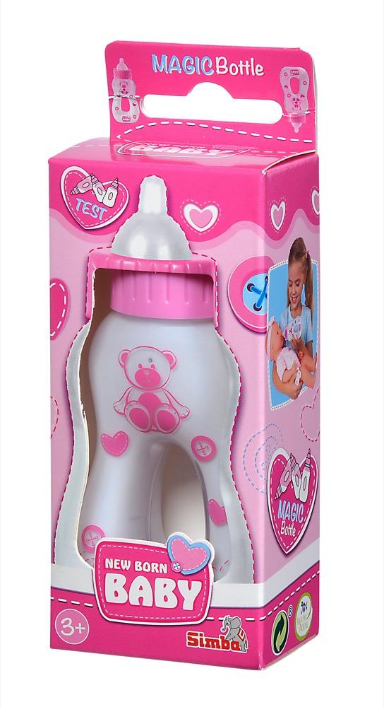 Simba Puppe Zubehör New Born Baby Magisches Milchfläschchen für alle Puppen 105560013