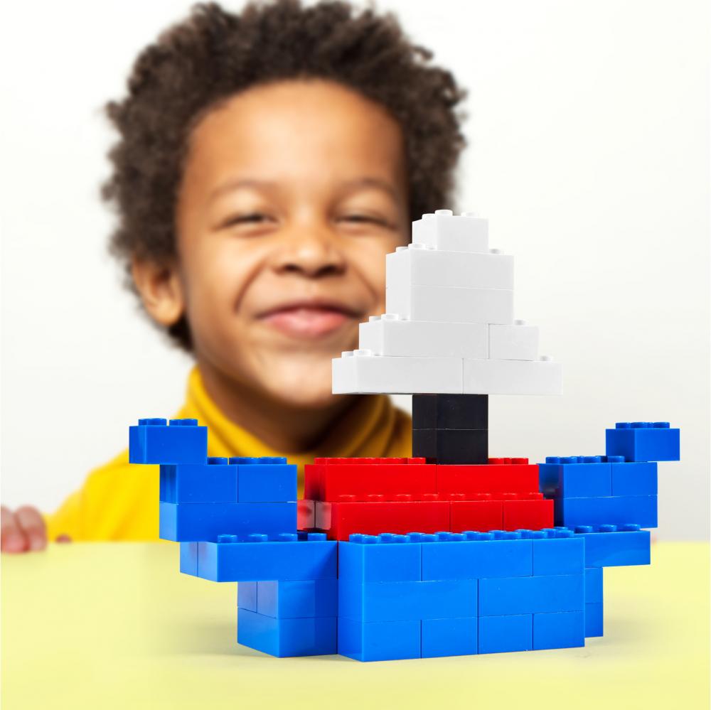 Simba Konstruktionsspielzeug Bausteine Blox 40 Teile 8er blau 104118881