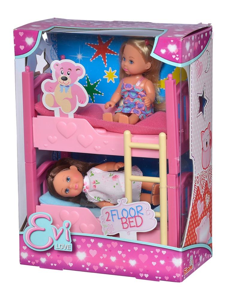 Simba Puppe Evi Love 2 Floor Bed 2 Puppen Nachthemd Bett 105733847