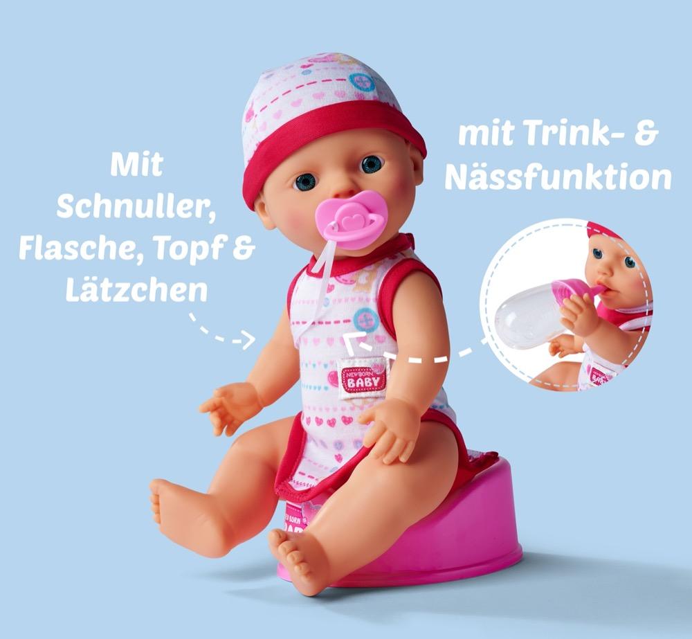 Simba Puppe New Born Baby Entzückendes Baby Set zufällige Auswahl 105037800