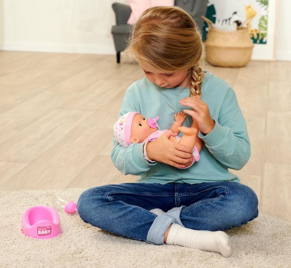 Simba Puppe New Born Baby Entzückendes Baby Set zufällige Auswahl 105037800