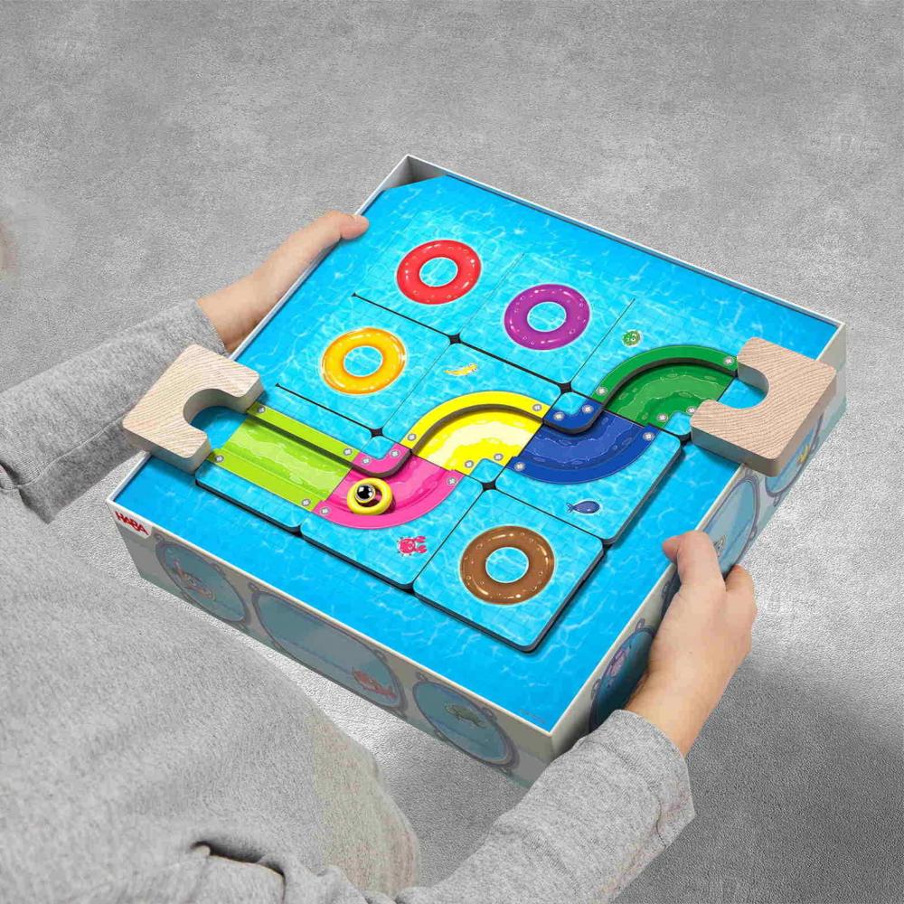 HABA Familienspiel Logikspiele Logic! GAMES Milo's Wasserpark 1306822001
