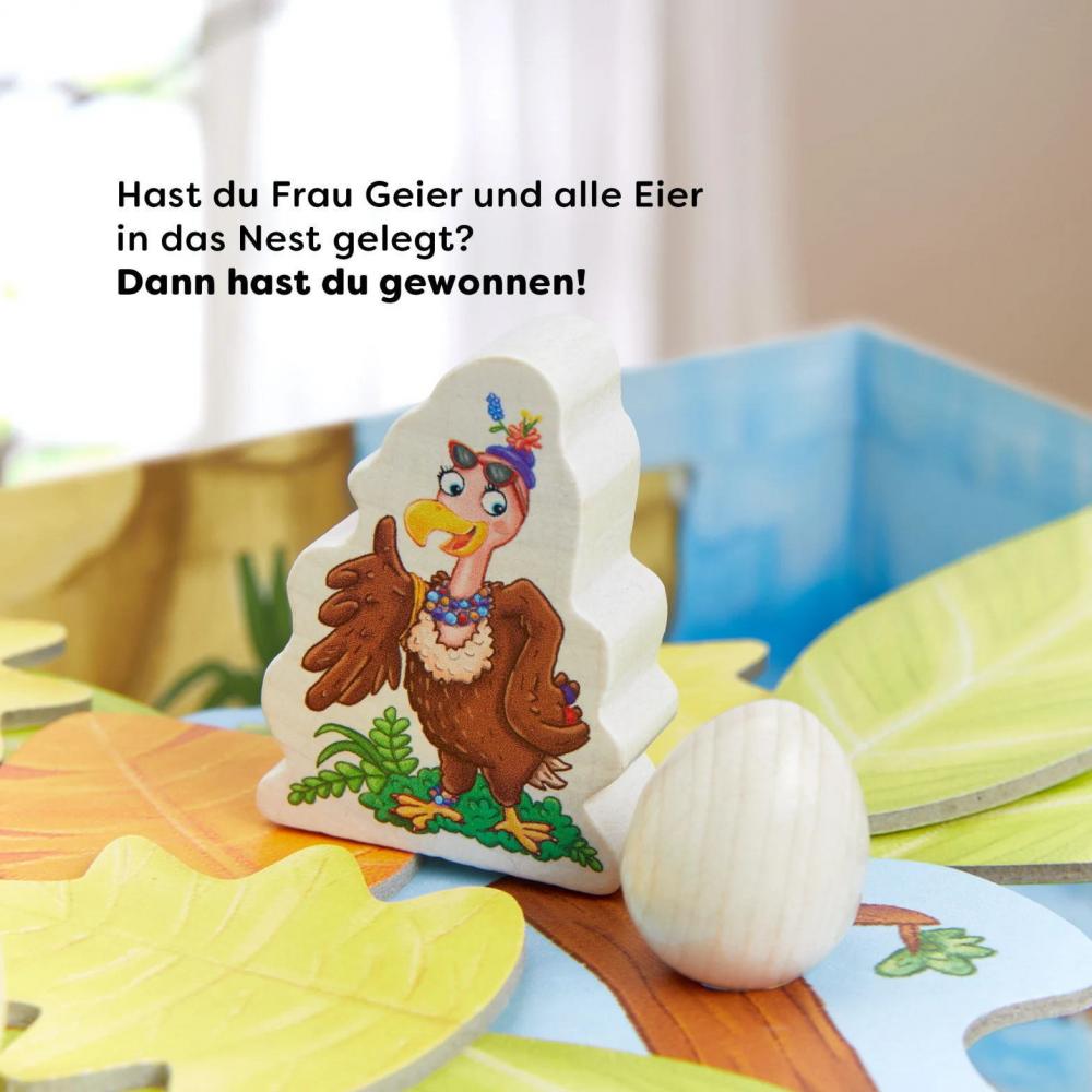 HABA Familienspiel Geschicklichkeitsspiel Auweia Frau Geier! 2011720001