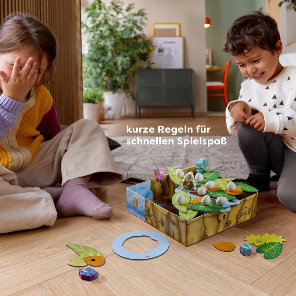 HABA Familienspiel Geschicklichkeitsspiel Auweia Frau Geier! 2011720001