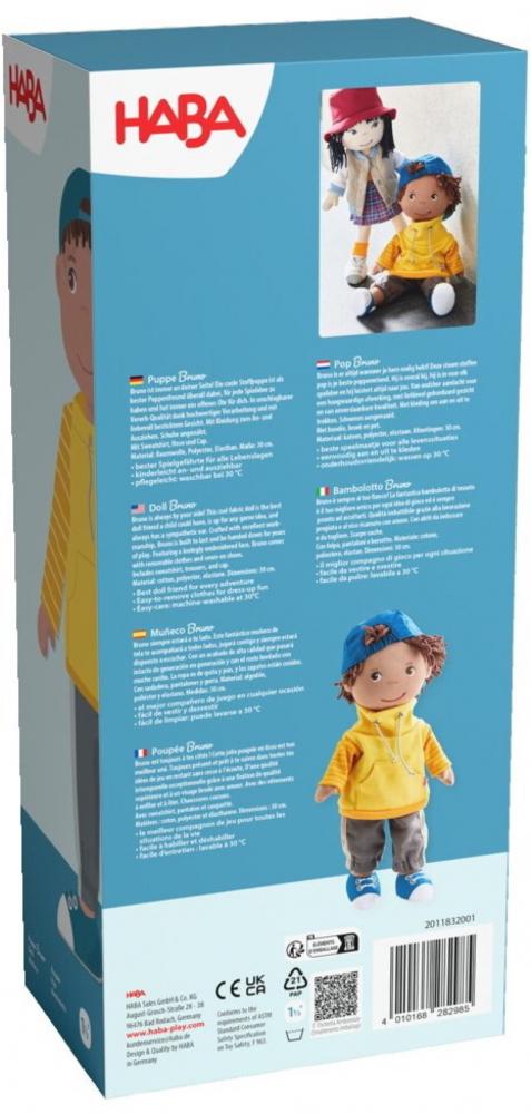 HABA Stoffpuppe Puppe Bruno 30 cm 2011832001