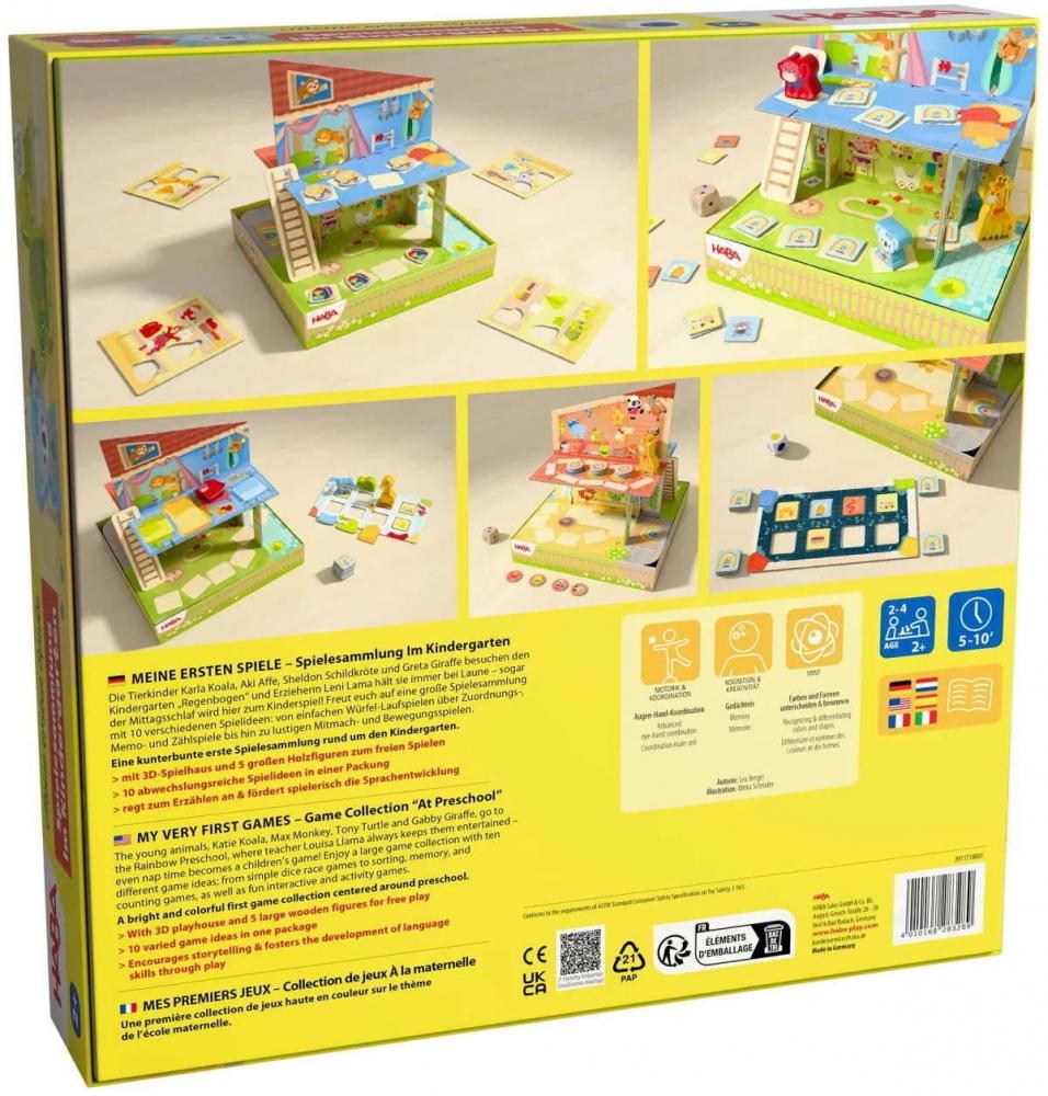 HABA Kinderspiel Spielsammlung Meine ersten Spiele Im Kindergarten 2011718001
