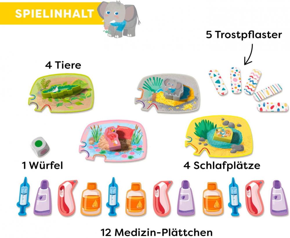 HABA Kinderspiel Aktionsspiel Meine ersten Spiele Wir verarzten Tiere 2011719001