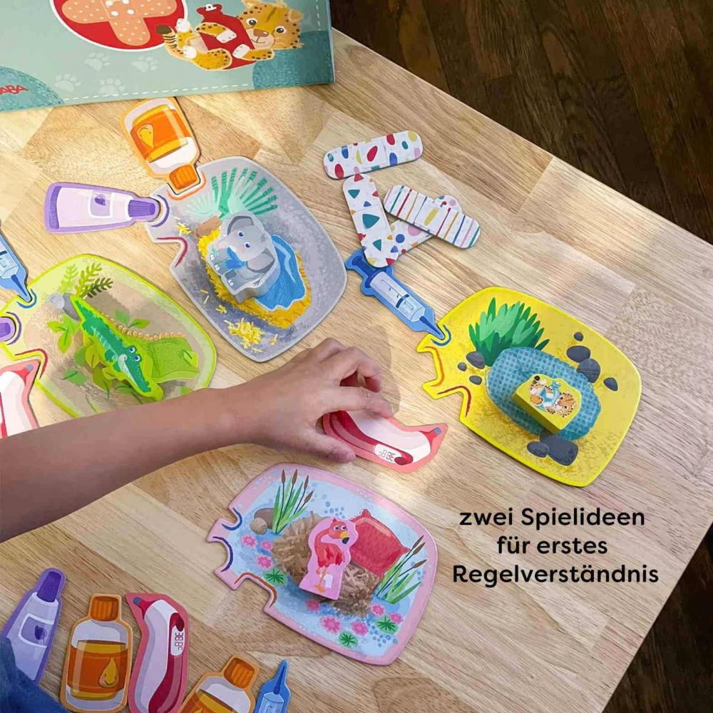 HABA Kinderspiel Aktionsspiel Meine ersten Spiele Wir verarzten Tiere 2011719001