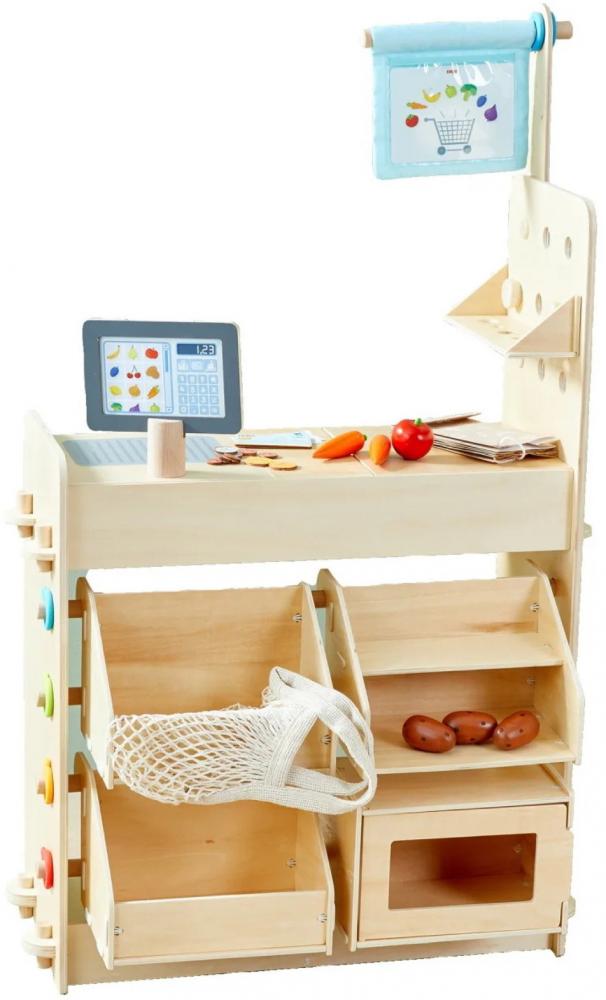 HABA Spielwelt Creative Play 3in1 Spielküche Kaufladen & Werkstatt für Kinder 2011830001