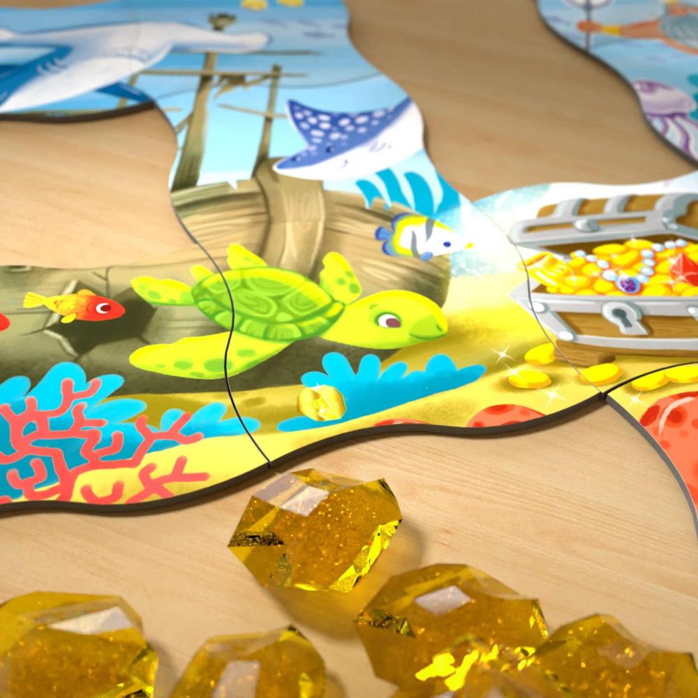 HABA Kinderspiel Suchspiel Game meets Puzzle Schatzsuche im Ozean 2011723001