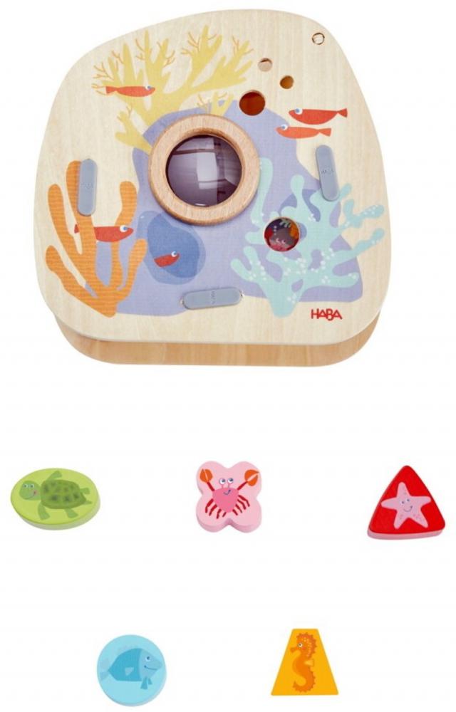 HABA Motorikspielzeug Sortierspielzeug Sortierbox Unterwasserwelt 2011873001