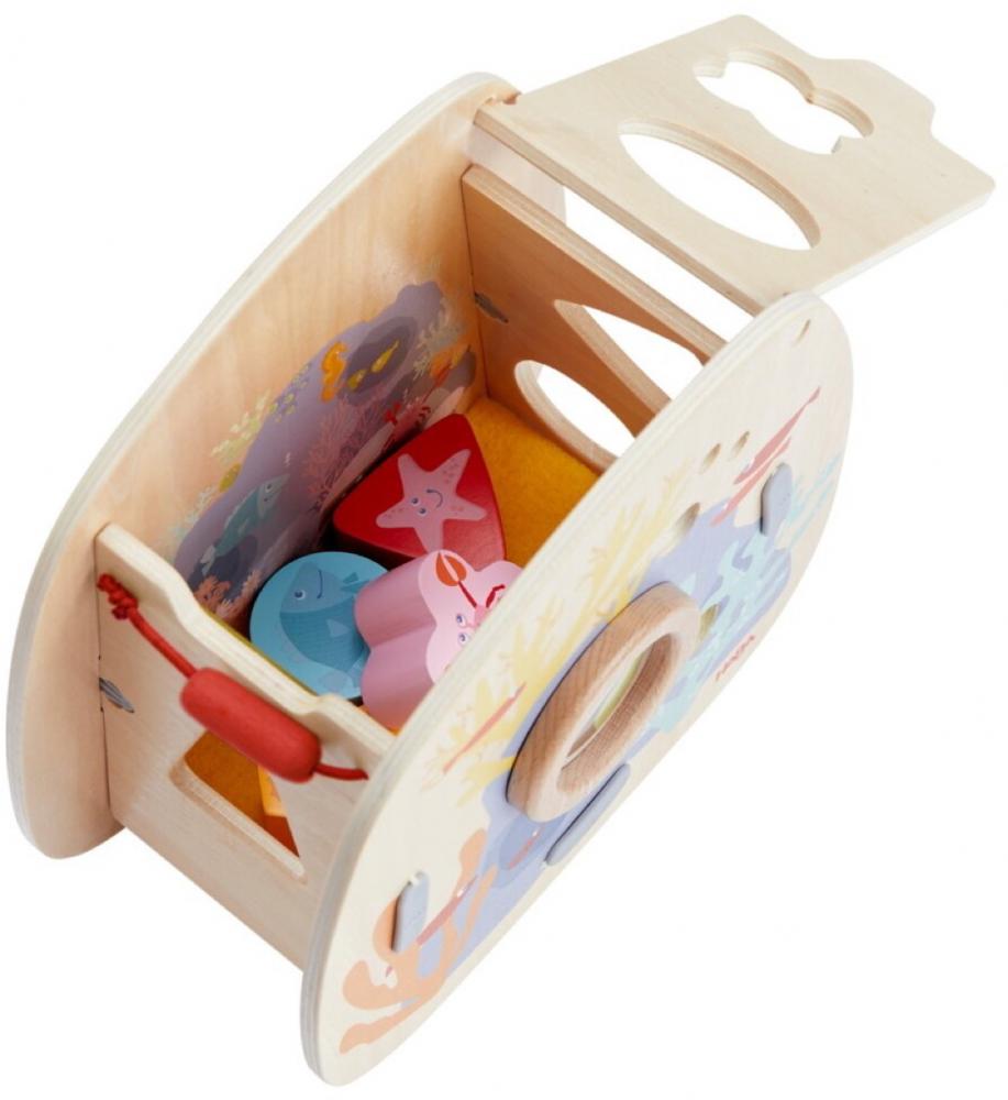 HABA Motorikspielzeug Sortierspielzeug Sortierbox Unterwasserwelt 2011873001