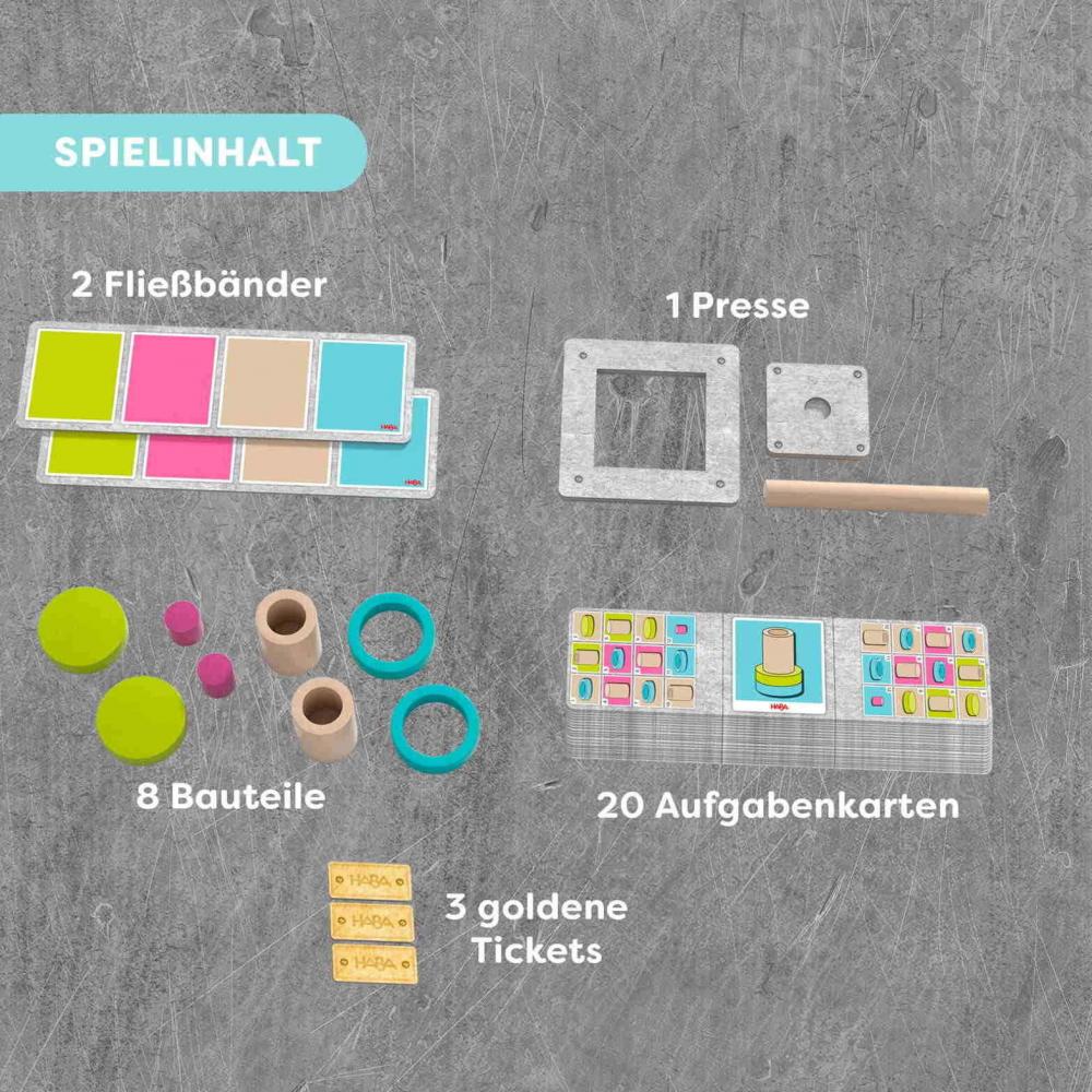 HABA Familienspiel Wettlaufspiel Fast Factory 2011822001