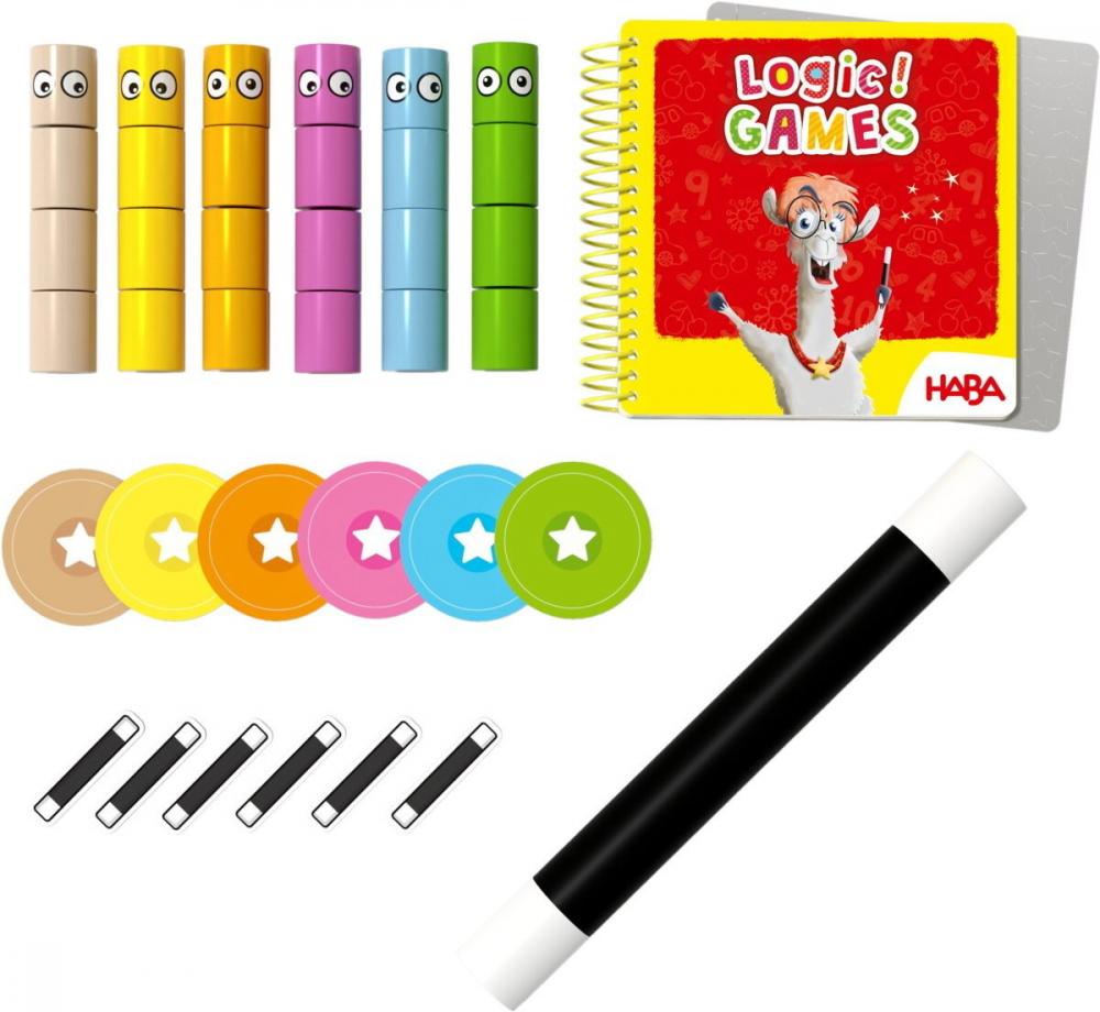 HABA Familienspiel Logikspiele Logic! GAMES Amandas Alpakas 2011825001