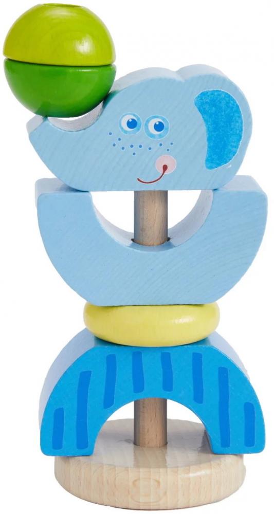 HABA Motorikspielzeug Steckspiel Elefant 2011131001
