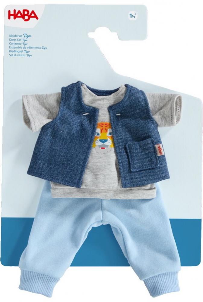 HABA Zubehör für Stoffpuppe Kleiderset Tiger 2011862001