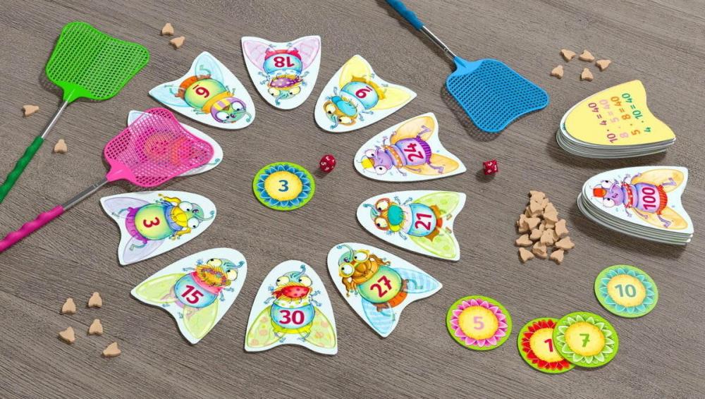 HABA Kinderspiel Lernspiel 3 x 4 = Klatsch Rechenspiel Mathematik-Spiel 2012173001
