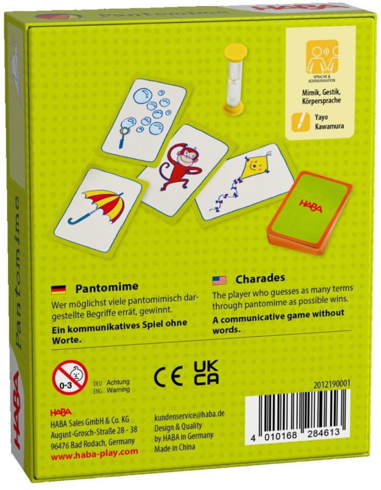 HABA Mitbringspiel kommunikatives Spiel Pantomime 2012190001