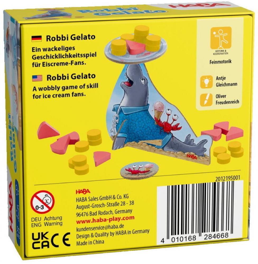 HABA Kinderspiel Motorikspiel Robbi Gelato 2012195001