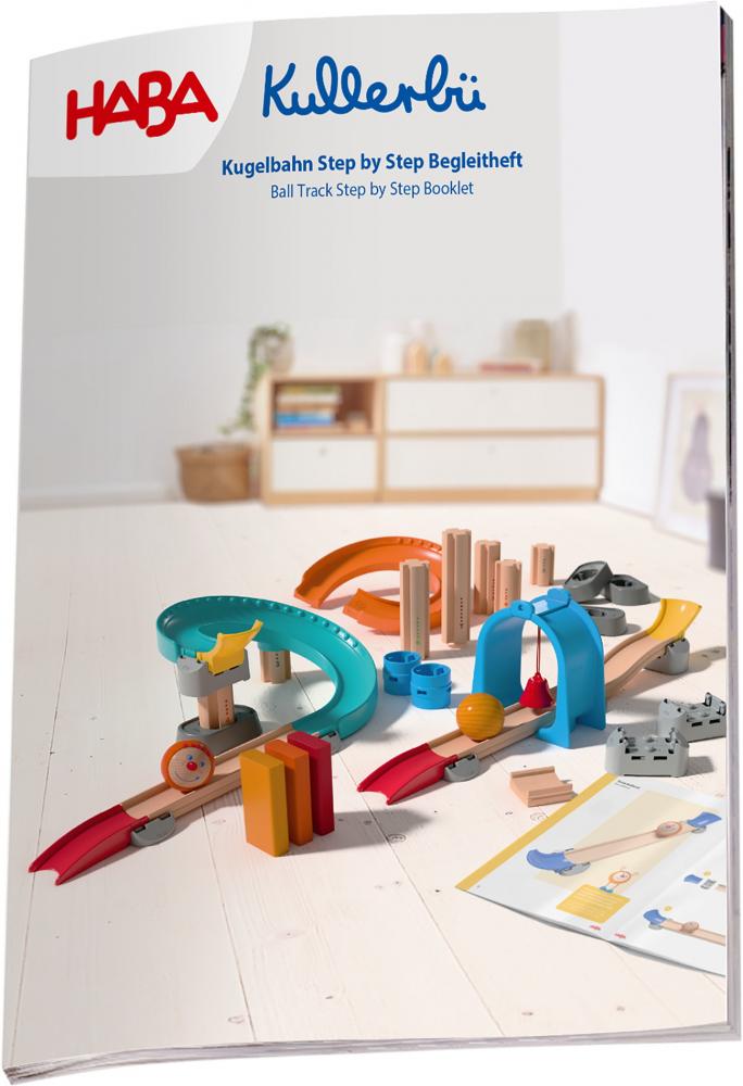 HABA Kugelbahn Grundpackung Kullerbü Kugelbahn Step-By-Step 39 Teile 2012252001