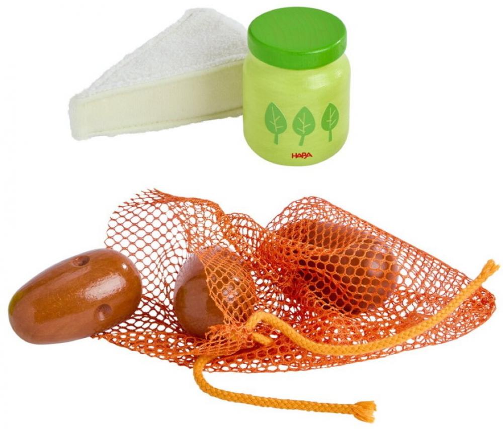HABA Spielwelt Einkauf Creative Play Wocheneinkauf mit Korb 2012304001