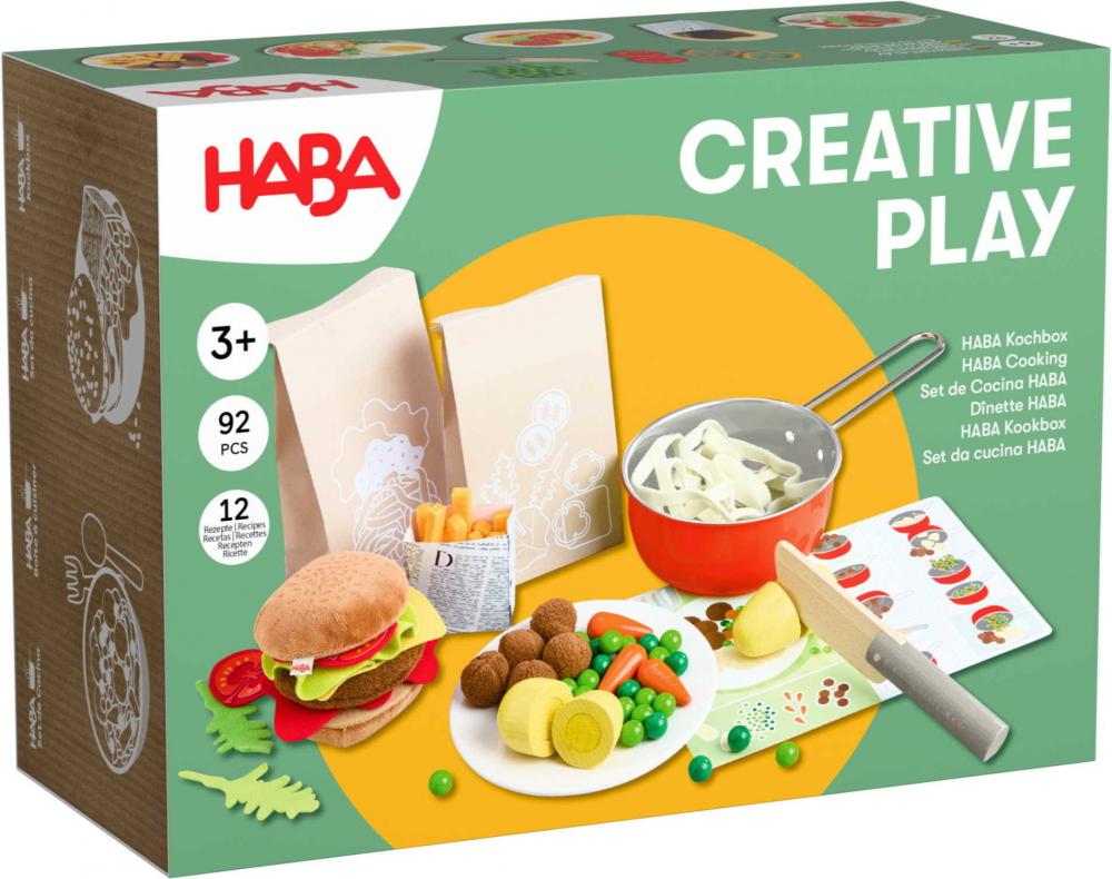 HABA Spielwelt Küche Creative Play Burger und Gemüse 2012310001