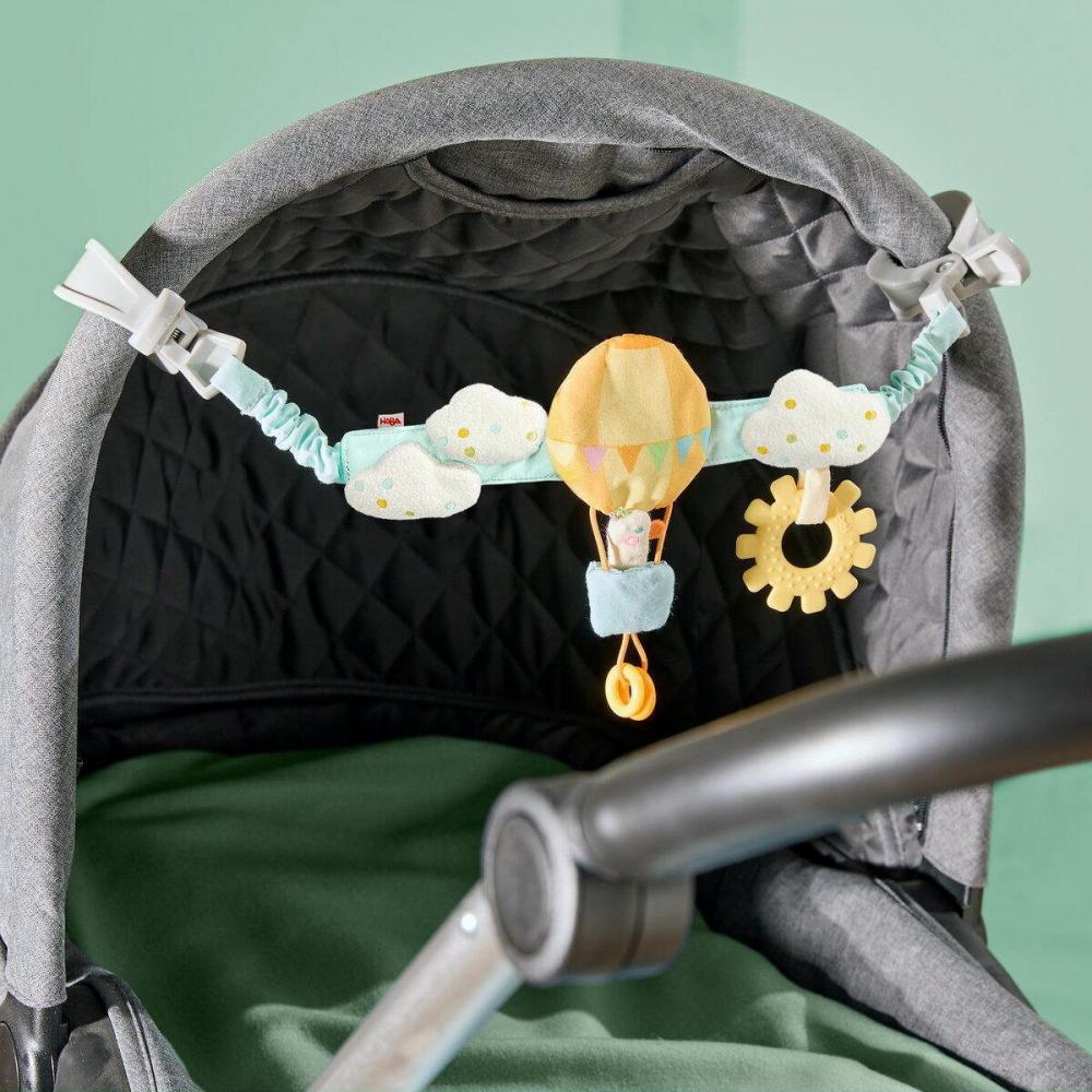 HABA Babywelt Baby-Spiel-Set Gans 4in1 mit Kinderwagenkette 2012333001