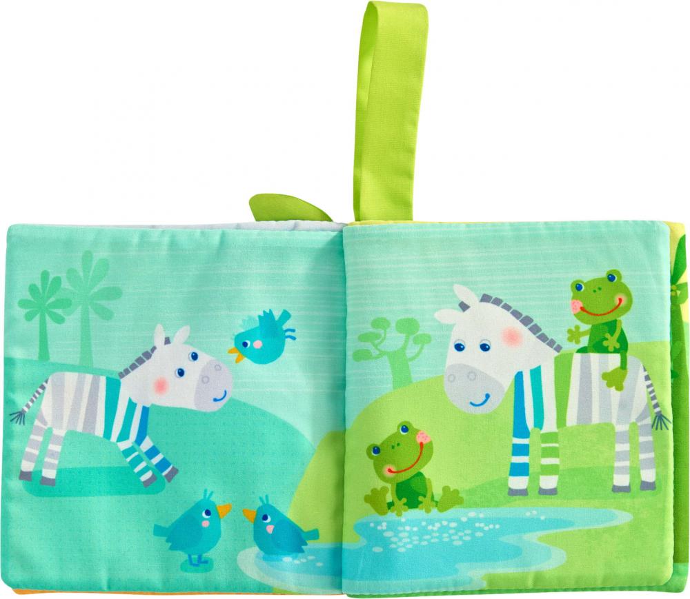 HABA Babywelt Babyspielbuch Stoffbuch Entdeckerbuch Zebra 2012338001