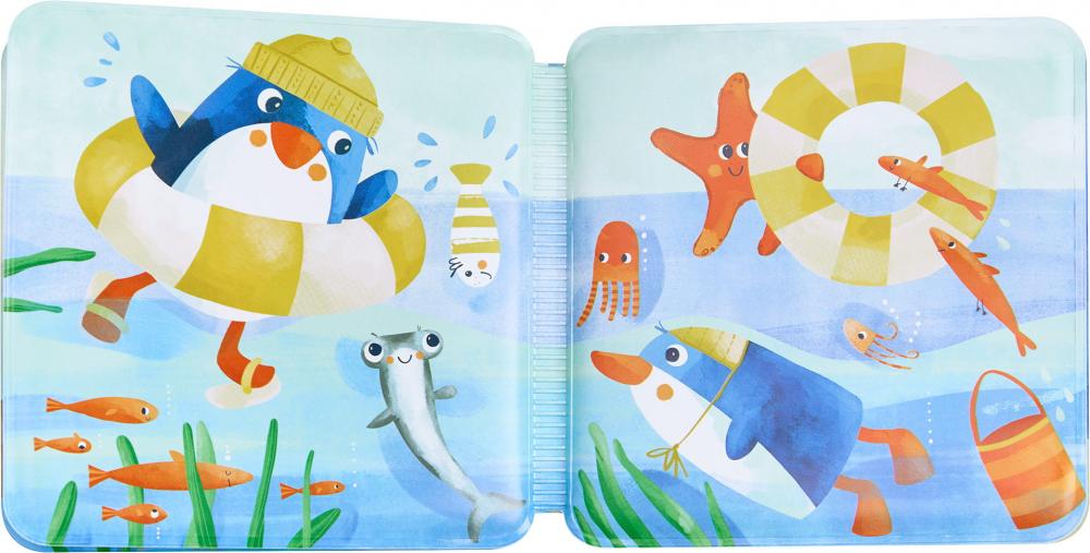 HABA Babywelt Babyspielbuch Badebuch Pinguin 2012340001