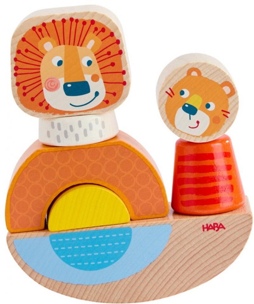 HABA Motorikspielzeug Steckspiel Löwe 2012245001