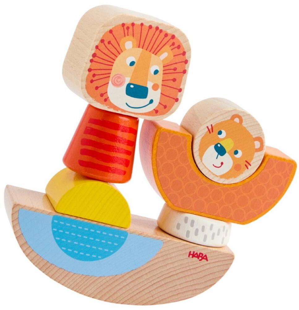 HABA Motorikspielzeug Steckspiel Löwe 2012245001